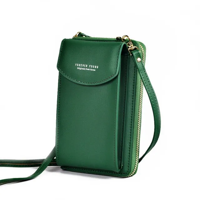 PU Luxury Handbags Womens Crossbody Bags Clutch Phone Wallet Shoulder Bag