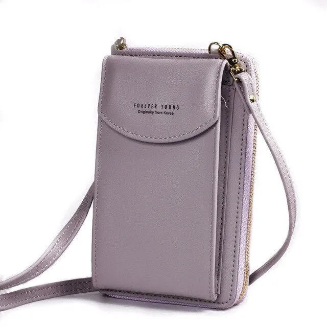PU Luxury Handbags Womens Crossbody Bags Clutch Phone Wallet Shoulder Bag