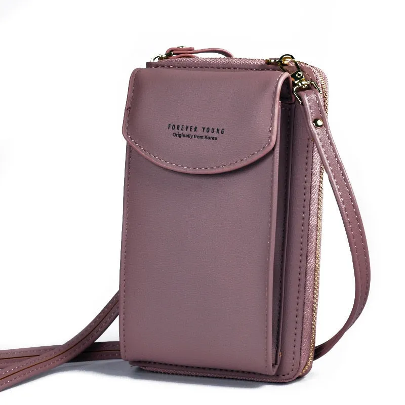 PU Luxury Handbags Womens Crossbody Bags Clutch Phone Wallet Shoulder Bag