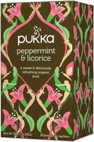 Pukka Peppermint & Licorice 20 tea bags