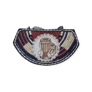 Purse Traditional Cowrie Bead Leather |Geri's Bluffing Boutique
