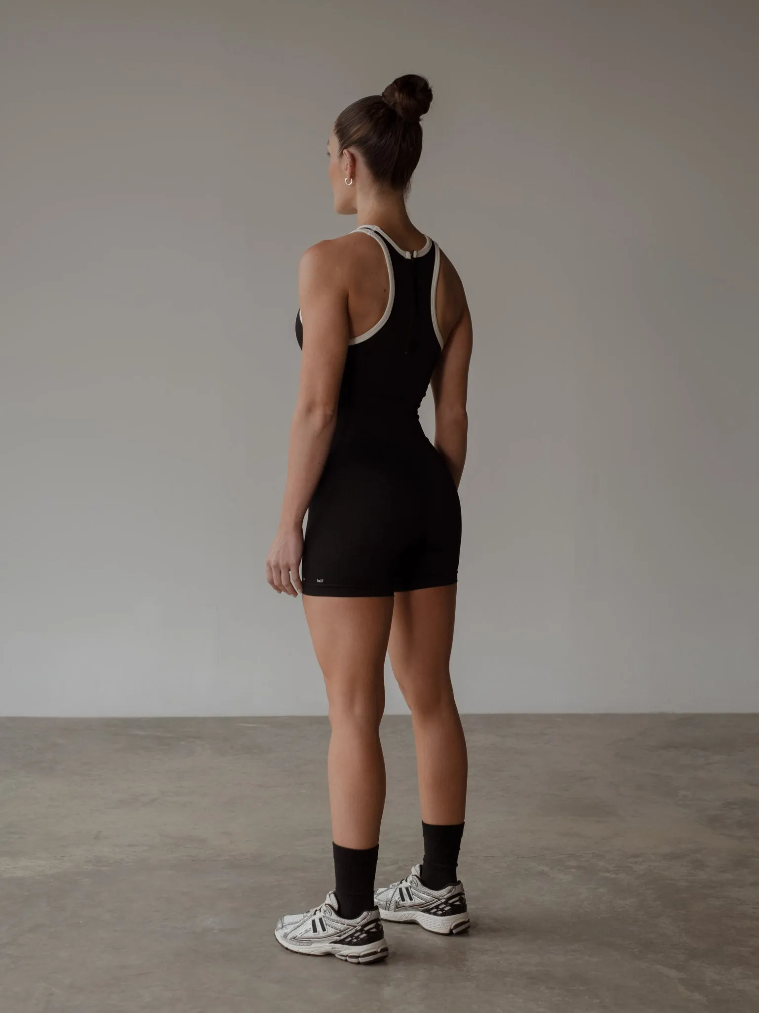 PUSH SEAMLESS UNITARD - PLUS BLACK