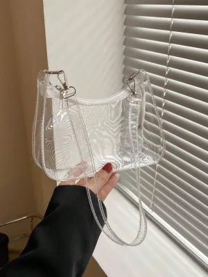 PVC Hobo Bag Clear Zipper FD