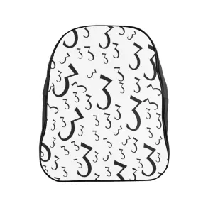 "3" Pattern Backpack