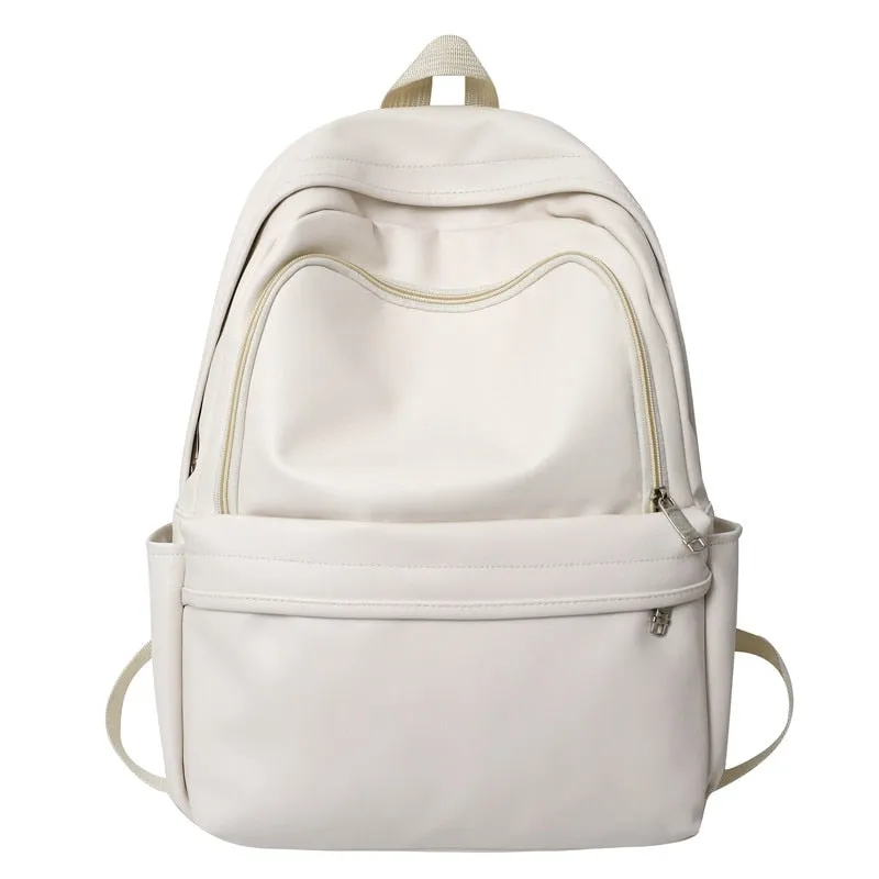 Realaiot Woman Backpack New Leather Rucksack Women's Knapsack Travel Bagpacks School Bags for Teenage Girls Boys Mochila Back Pack