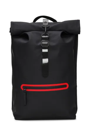 Rolltop Rucksack Contrast W3-Black