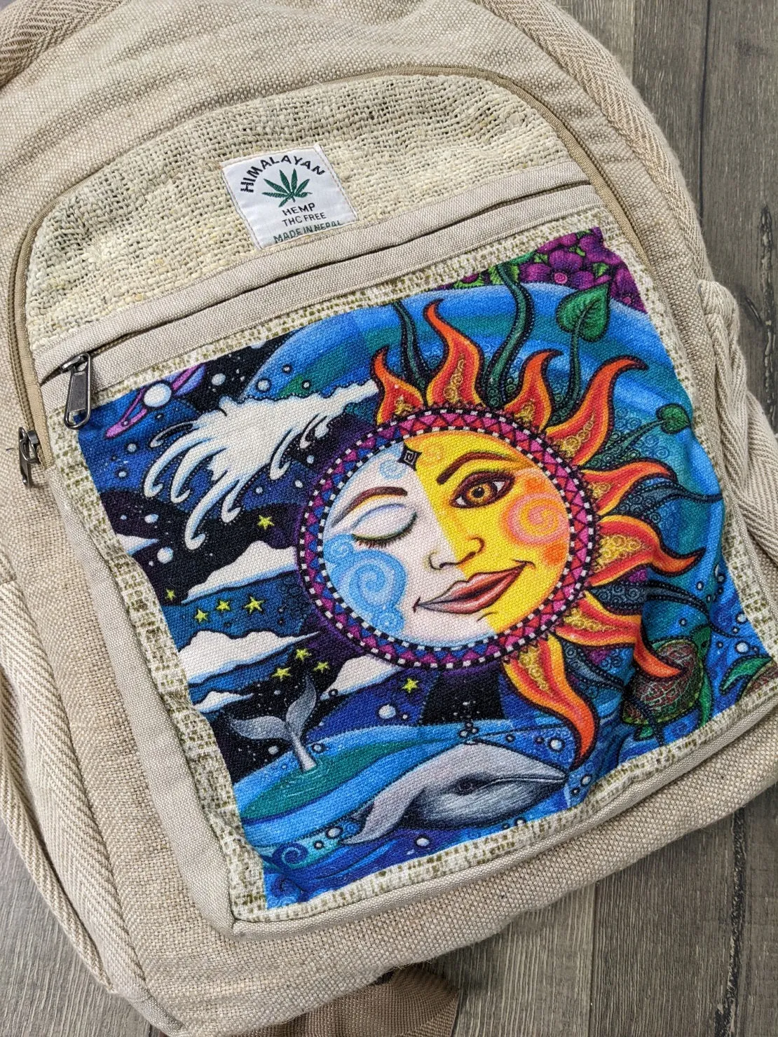 Rucksack Sun & Moon Print