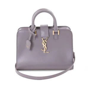 Saint Laurent Monogram Cabas Baby Leather Tote