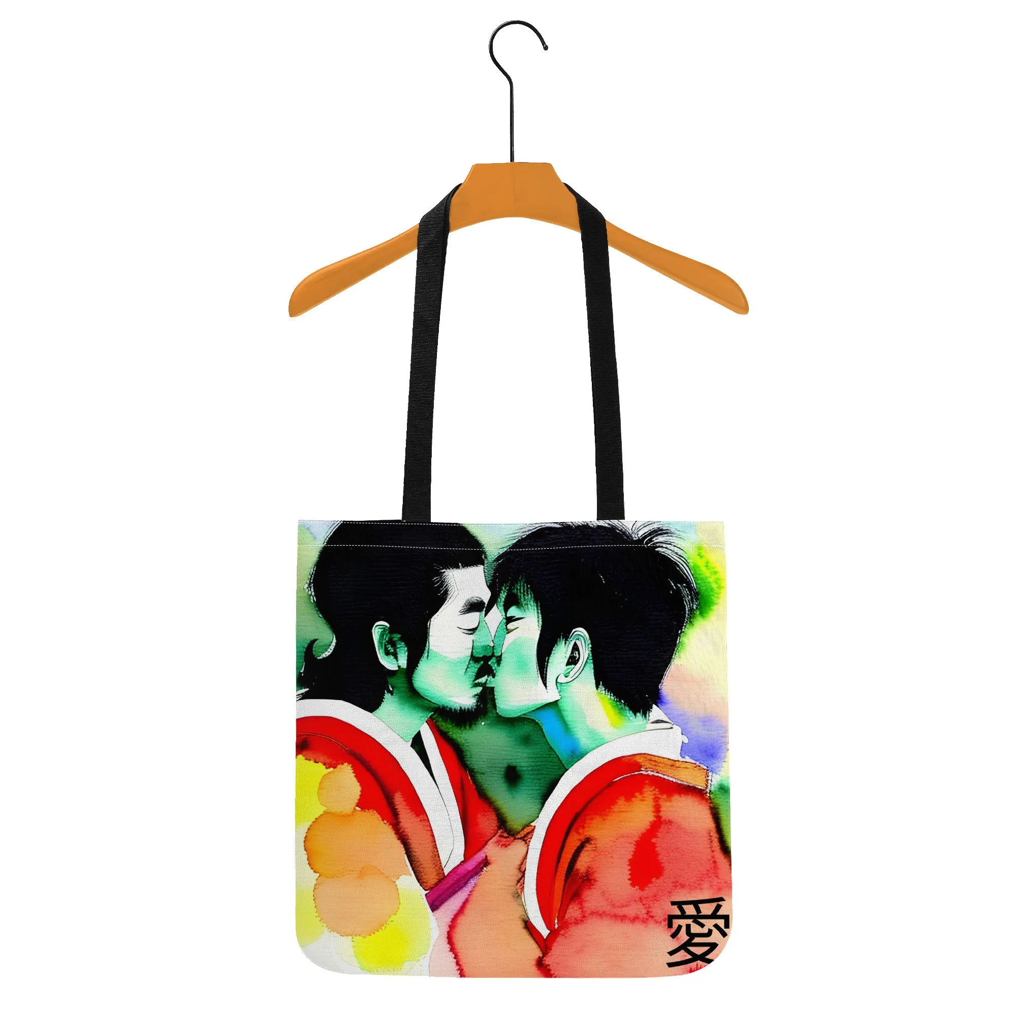 Samurais In Love Tote Bags