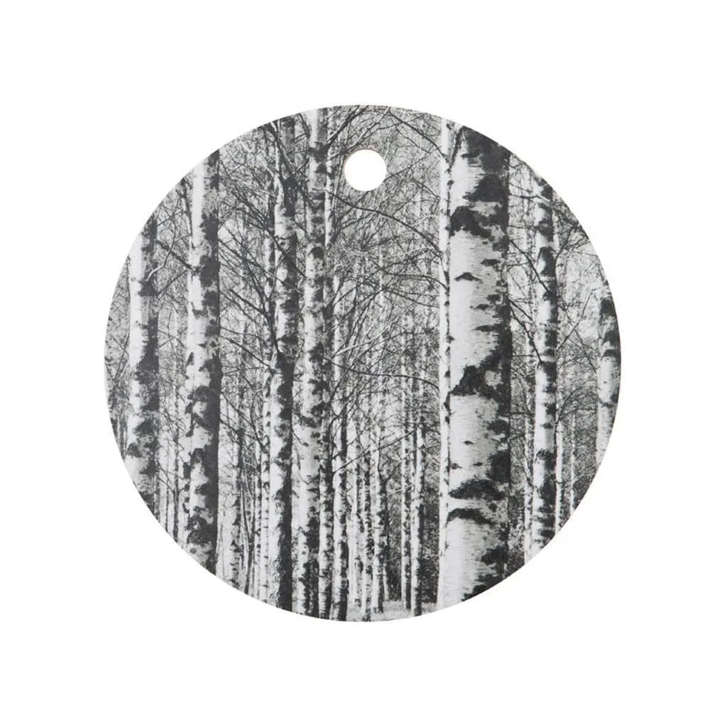 Serving box Birch forest