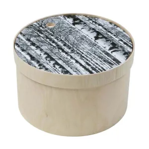 Serving box Birch forest