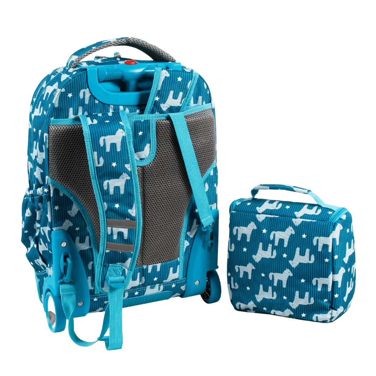 Setbeamer Rolling Backpack With Lunch Bag (18 Inch) in Pony - Final Sale