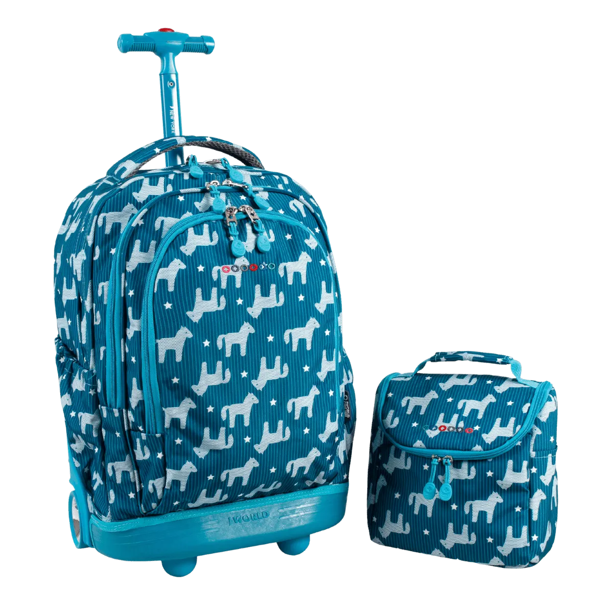 Setbeamer Rolling Backpack With Lunch Bag (18 Inch) in Pony - Final Sale