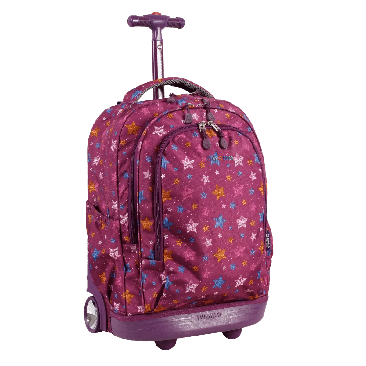 Setbeamer Rolling Backpack With Lunch Bag (18 Inch) in Stars - Final Sale
