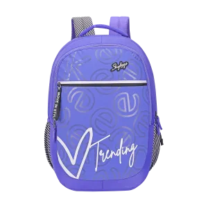 Skybags KLAN 01  SCHOOL BACKPACK PURPLE