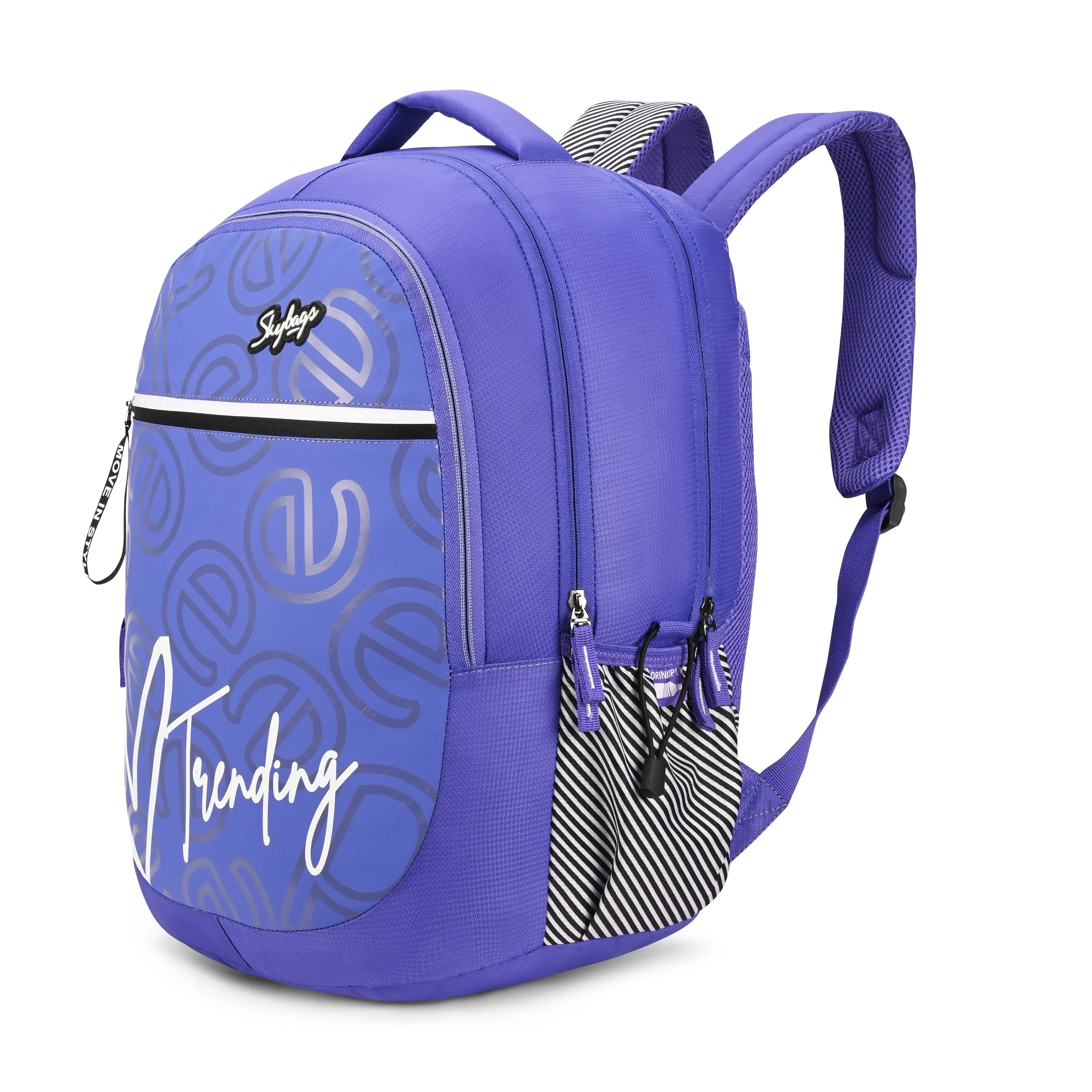 Skybags KLAN 01  SCHOOL BACKPACK PURPLE