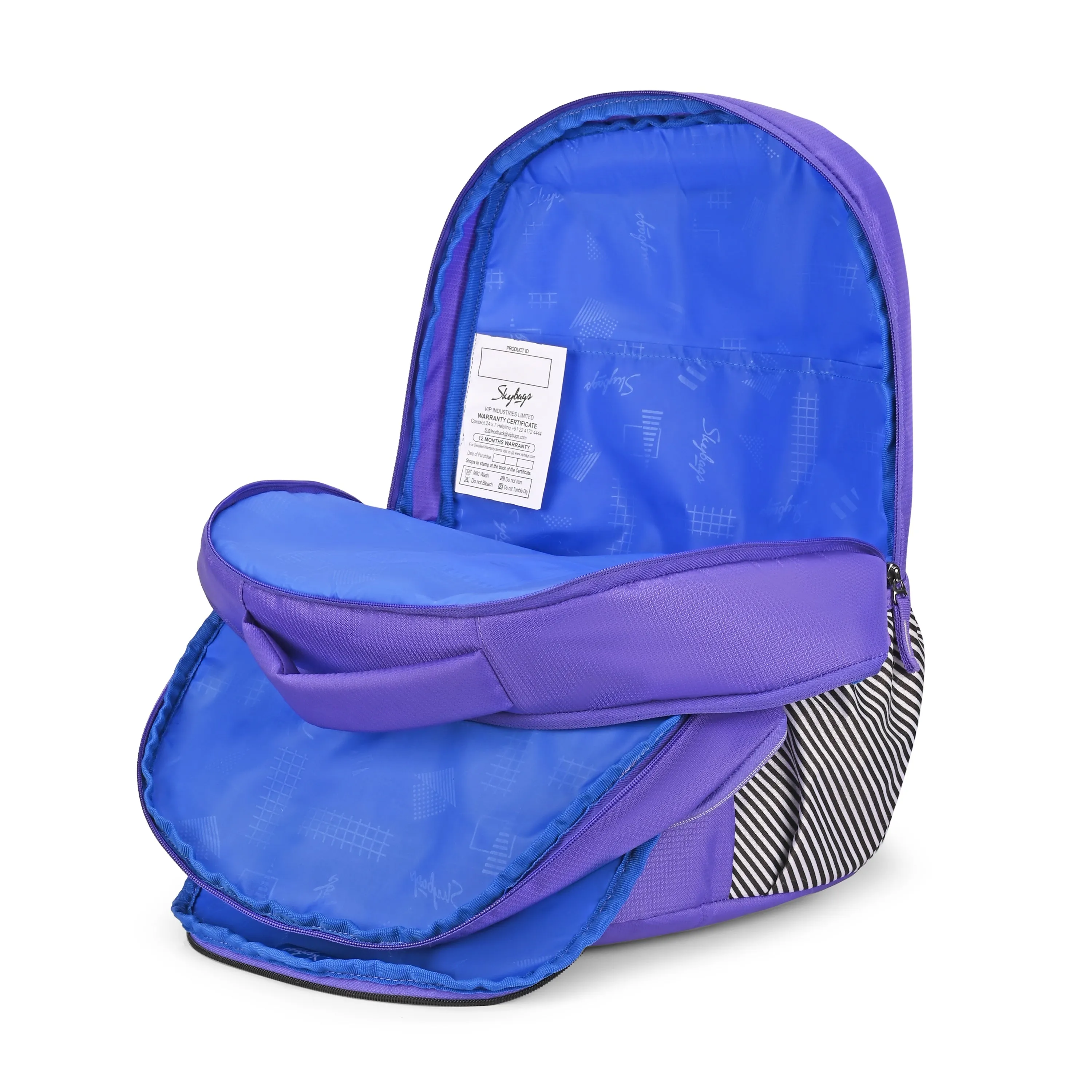 Skybags KLAN 01  SCHOOL BACKPACK PURPLE