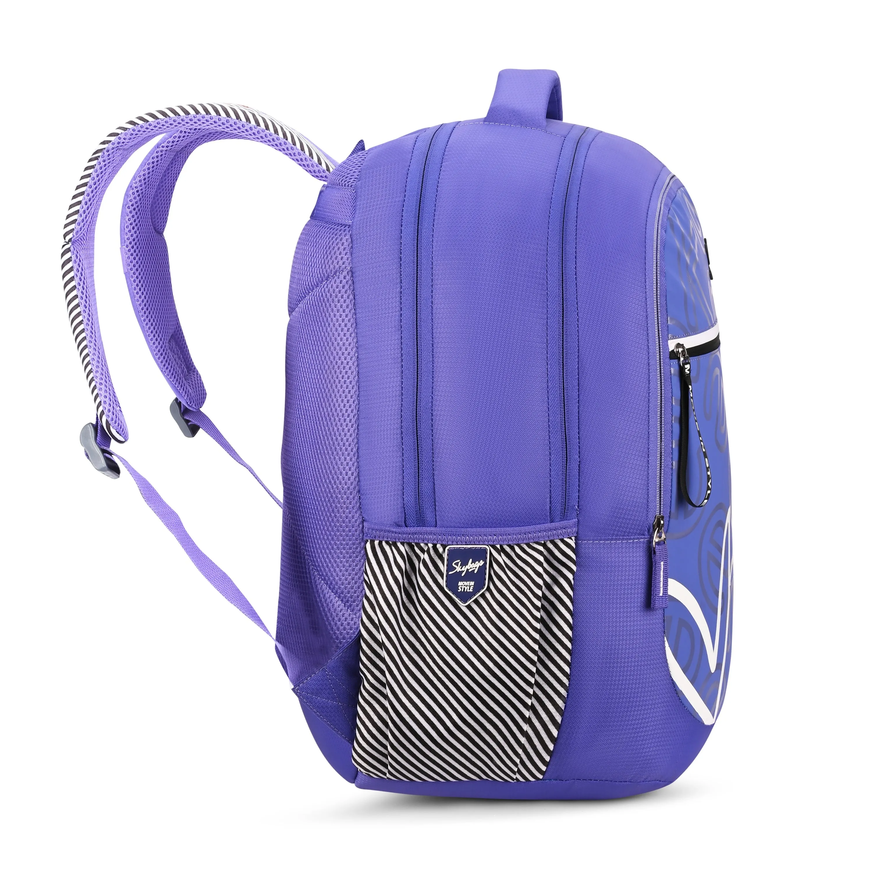 Skybags KLAN 01  SCHOOL BACKPACK PURPLE