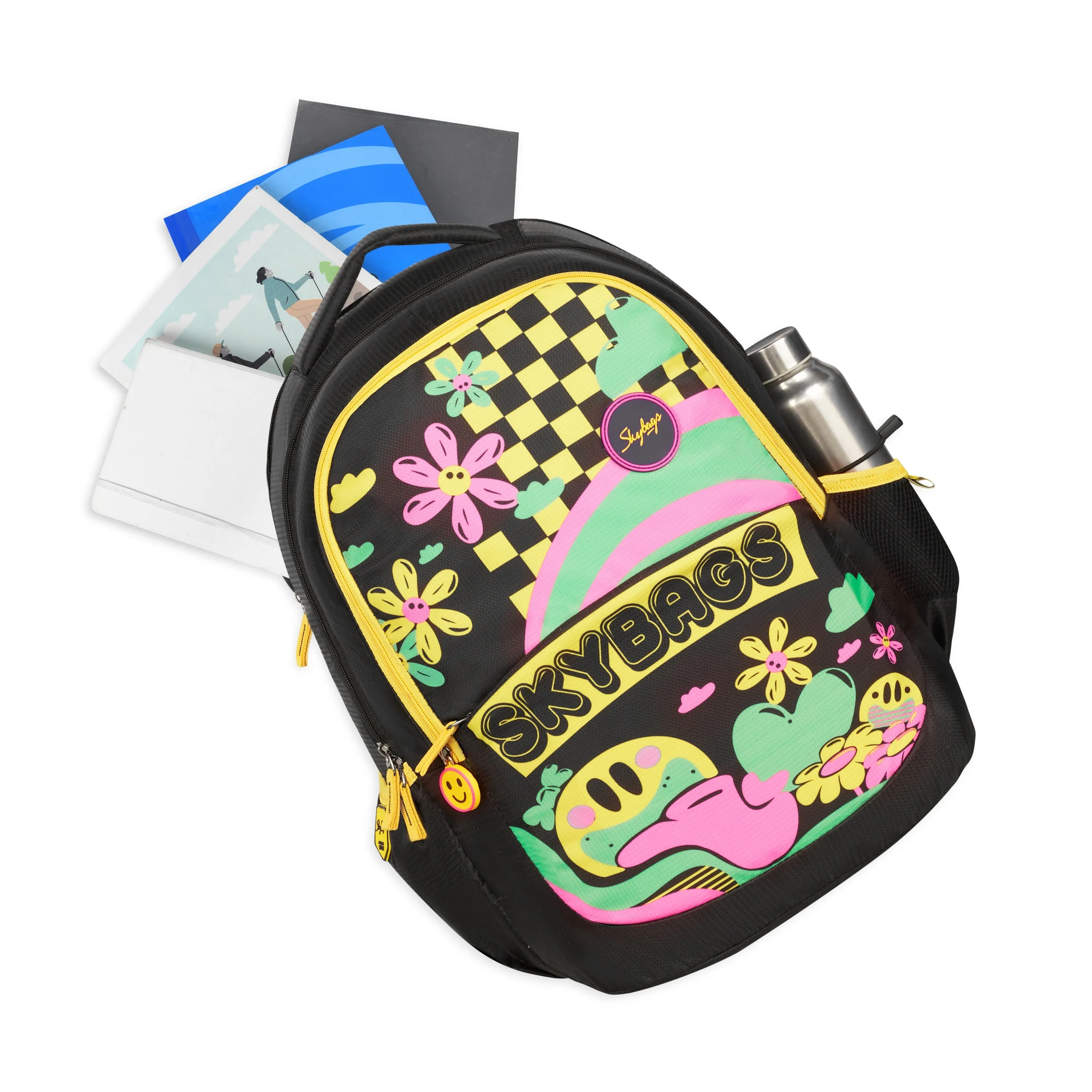 Skybags KLAN PLUS 07 SCHOOL BACKPACK BLACK