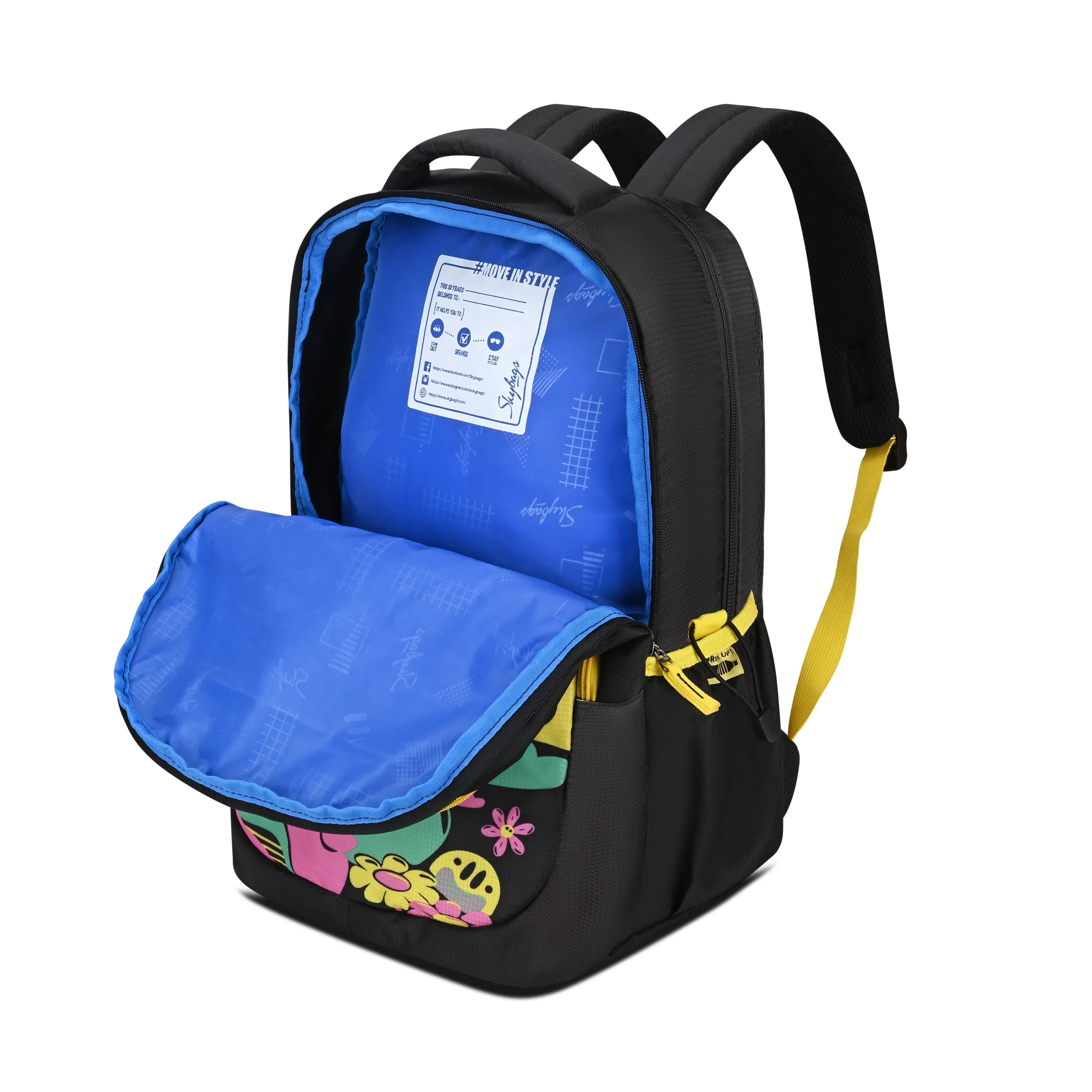 Skybags KLAN PLUS 07 SCHOOL BACKPACK BLACK