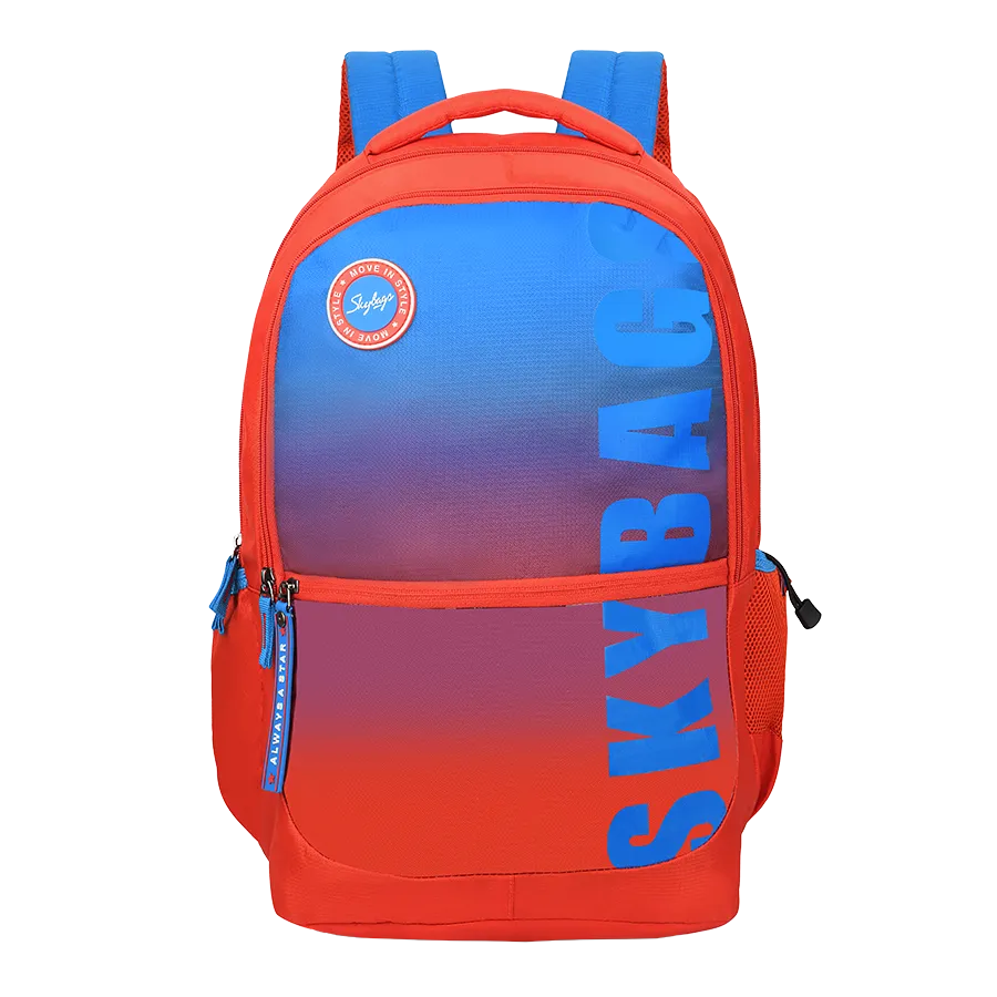 Skybags Squad Plus 03  School Backpack Orange