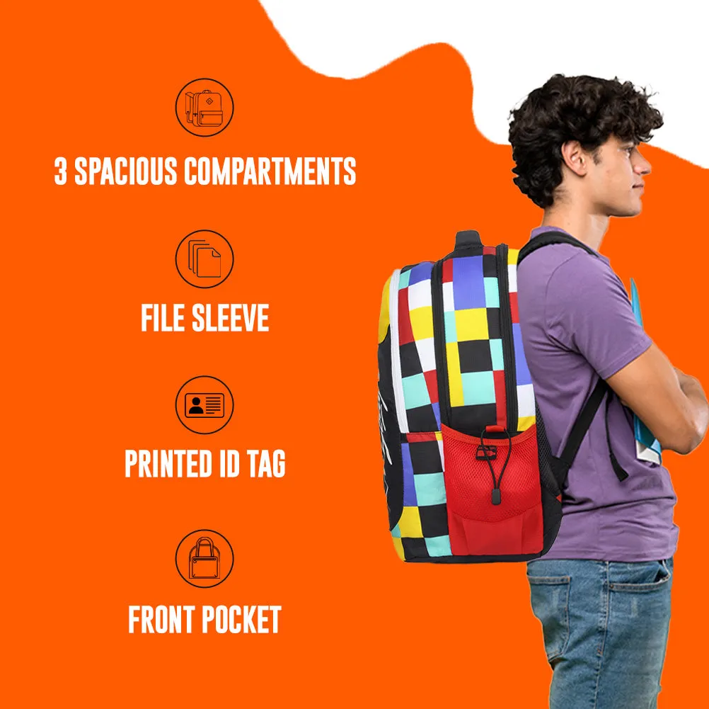 Skybags Squad Plus 03  School Backpack Orange