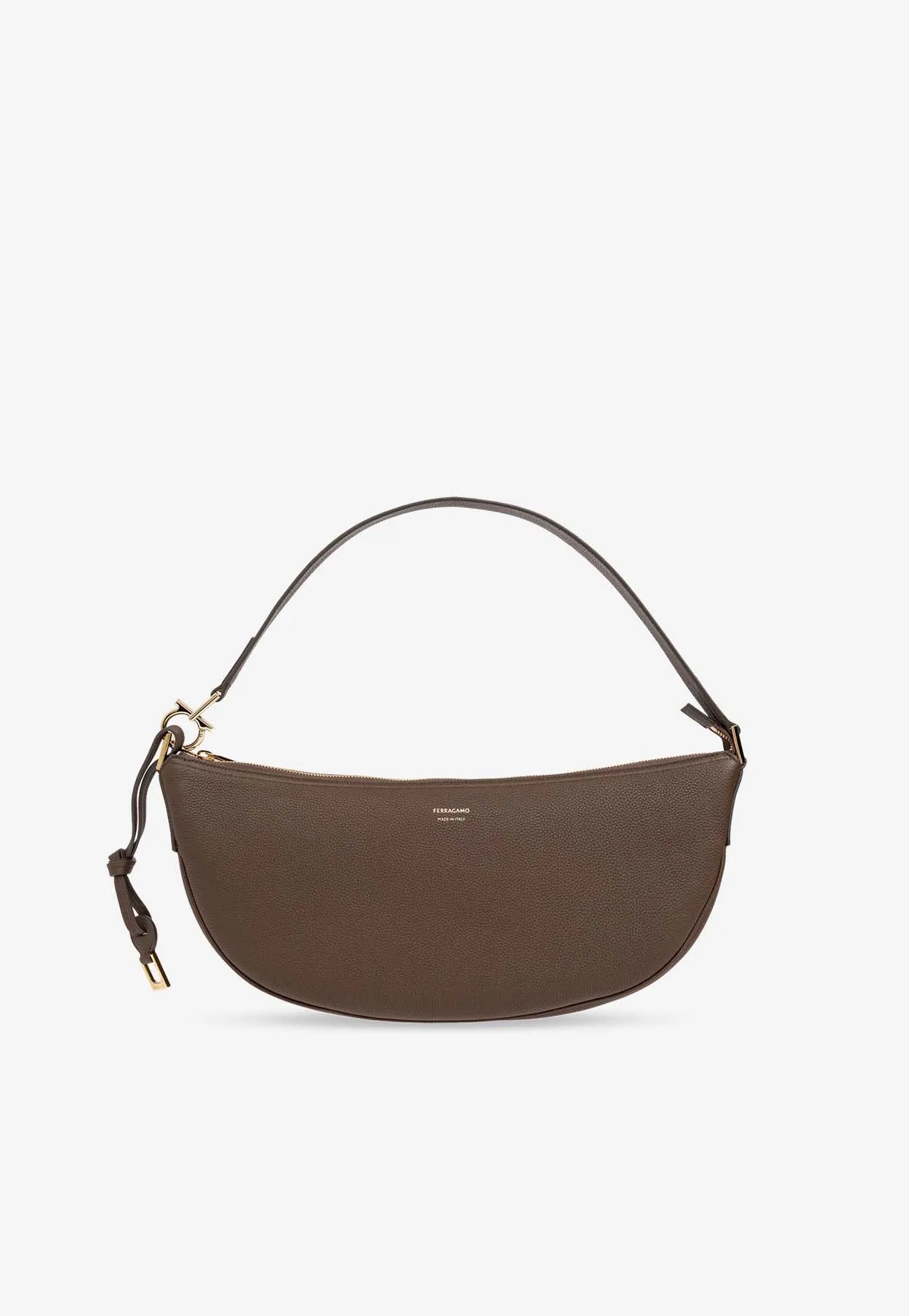 Smile Hobo Leather Shoulder Bag