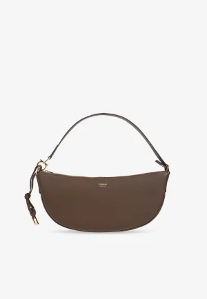 Smile Hobo Leather Shoulder Bag