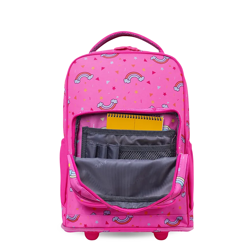 Sparkle 15 Inch Kids Rolling Backpack / Carry On in Unicorn