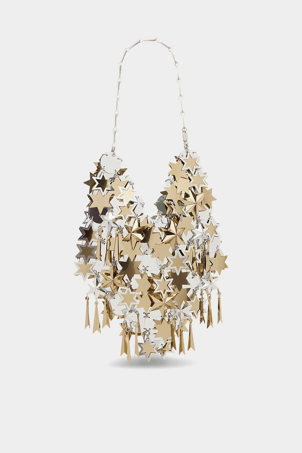 Sparkle Hobo Bag in Silver Gold