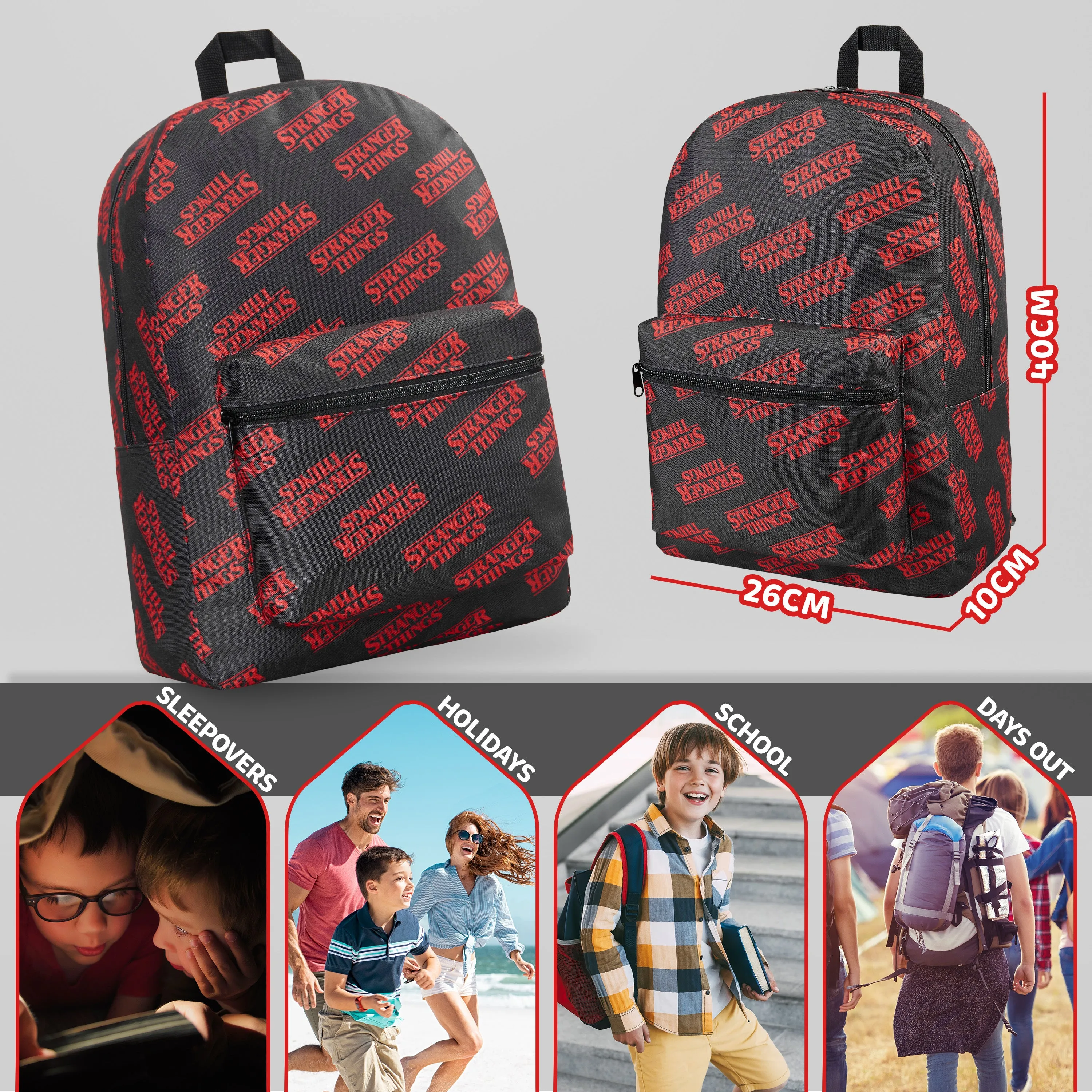 Stranger Things Backpack, Official Merchandise