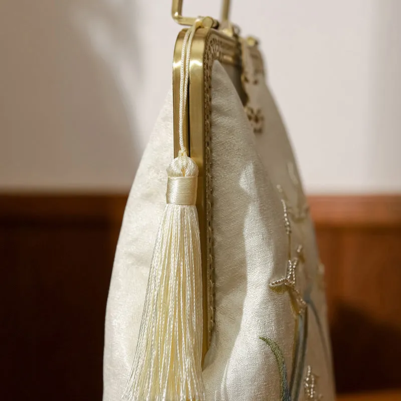 Style Han Chinese Clothing Handmade Gold Bags