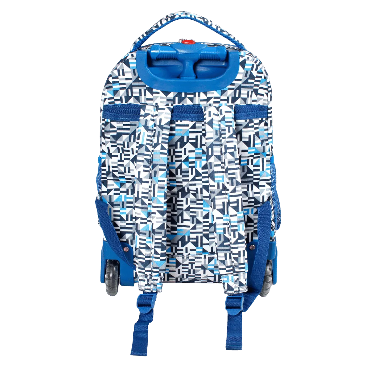 Sunny Rolling Backpack (17 Inch) in Geo Blue - Final Sale