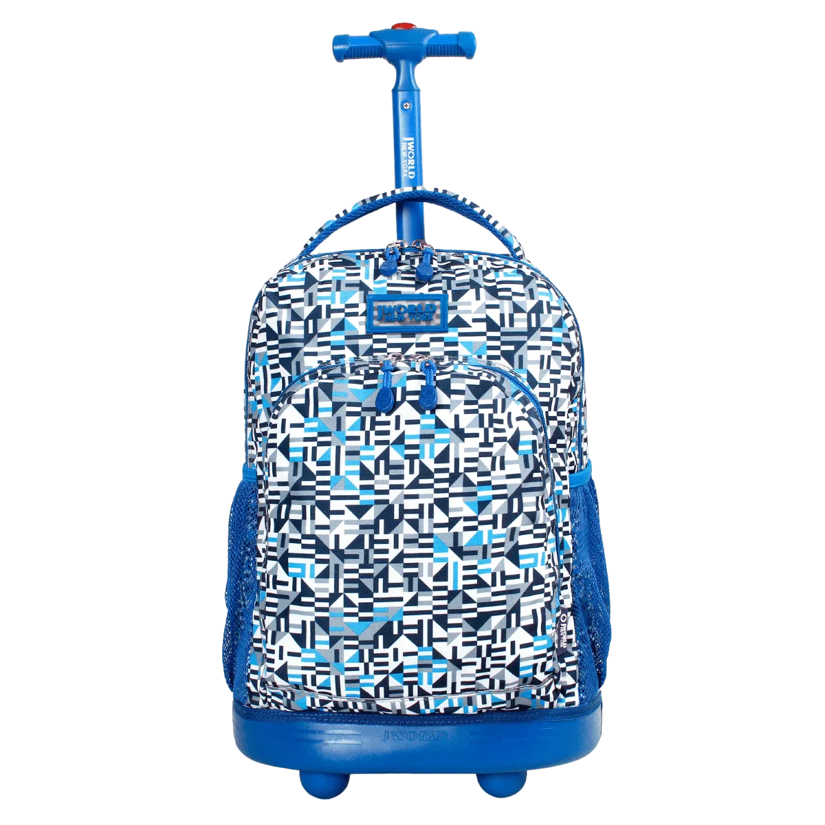 Sunny Rolling Backpack (17 Inch) in Geo Blue - Final Sale