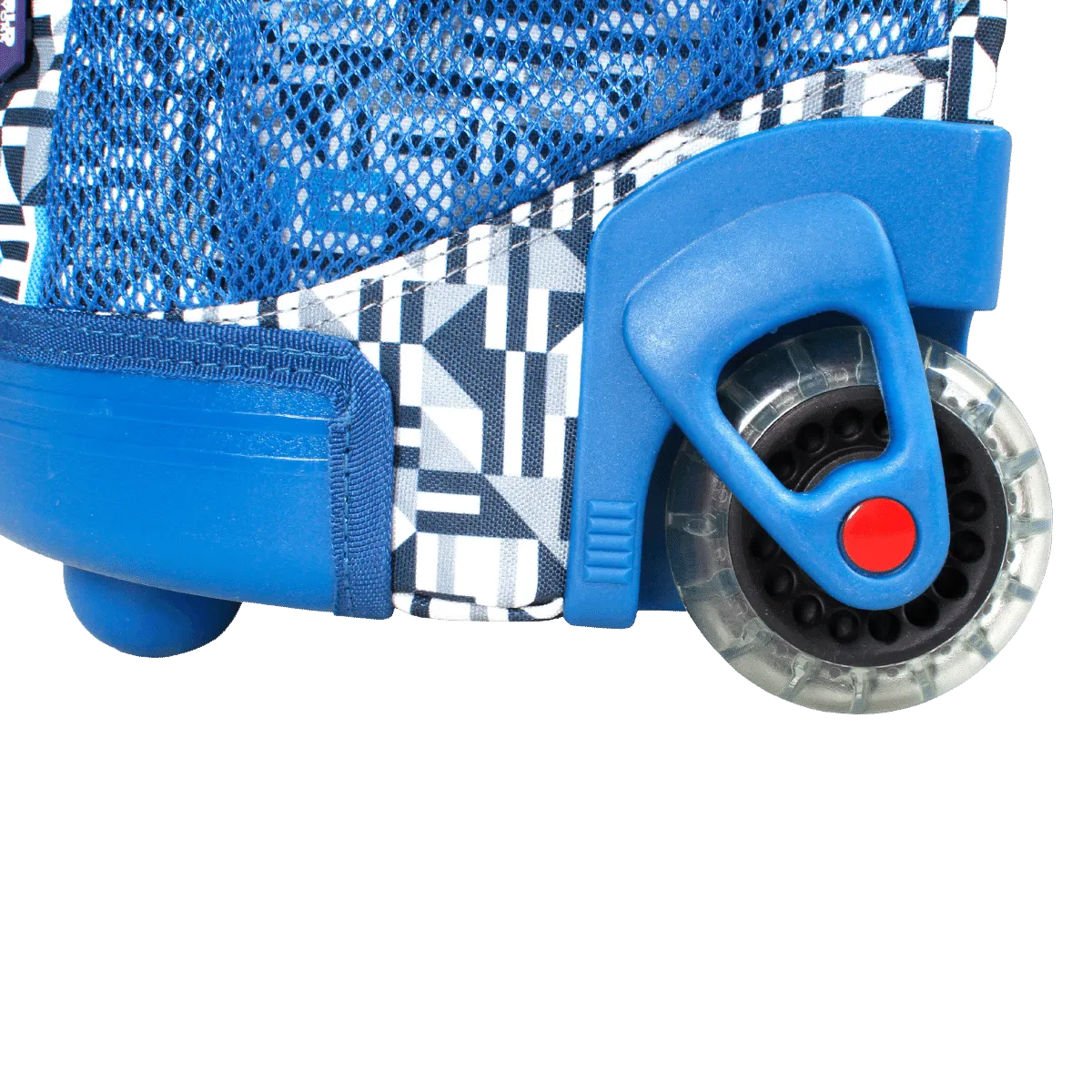 Sunny Rolling Backpack (17 Inch) in Geo Blue - Final Sale