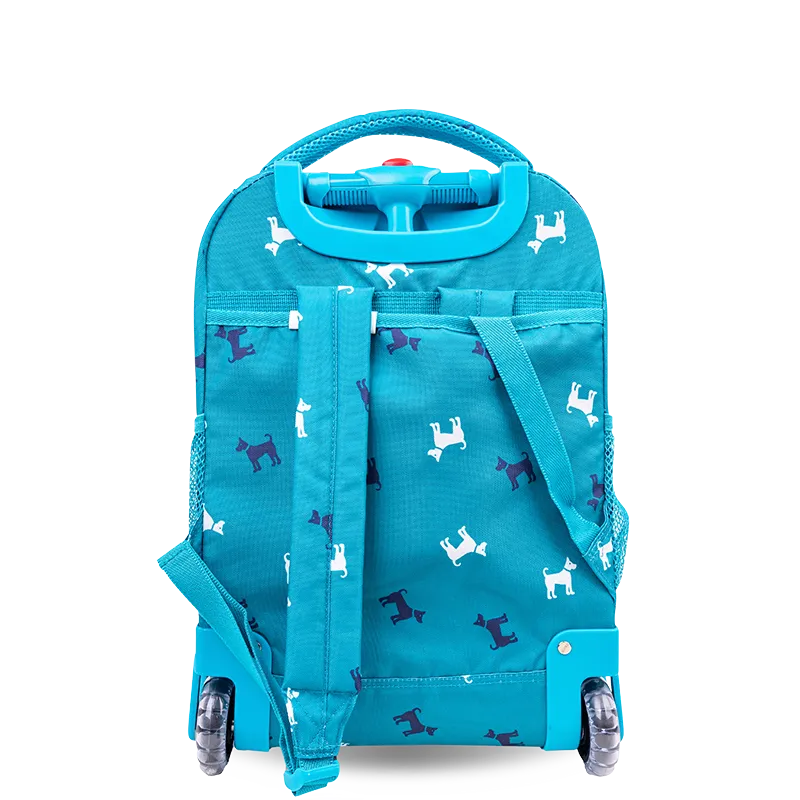 Sunny Rolling Backpack (17 Inch) in Puppy