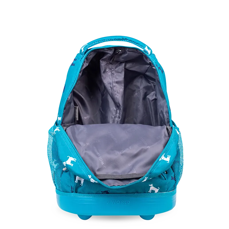 Sunny Rolling Backpack (17 Inch) in Puppy
