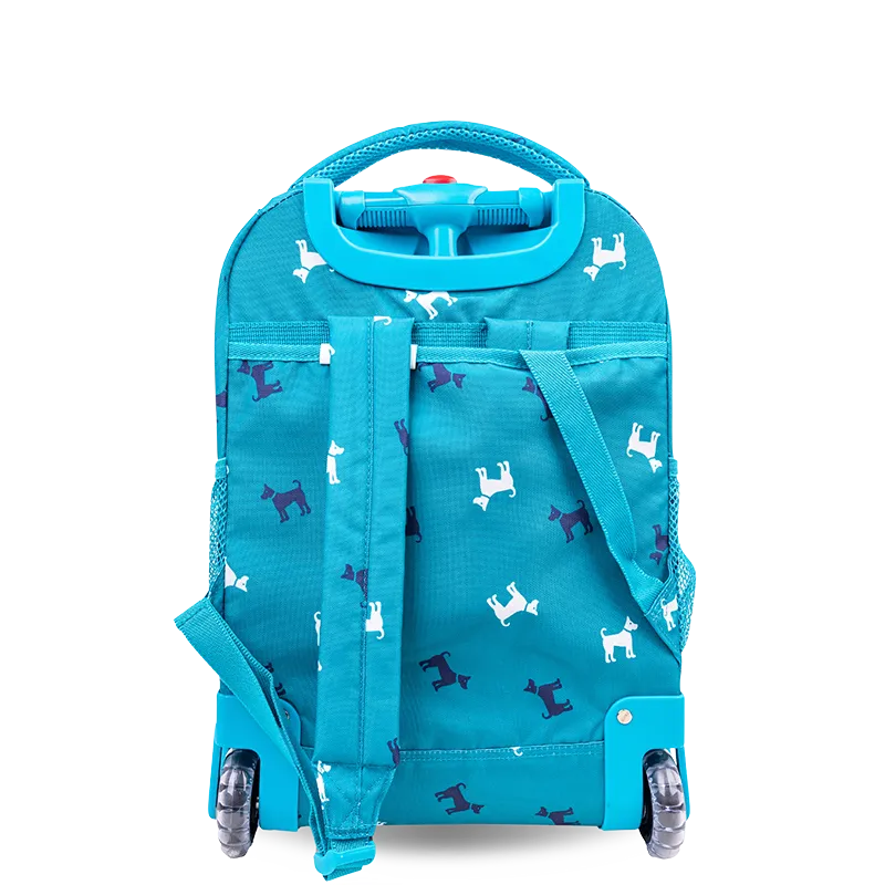 Sunny Rolling Backpack (17 Inch) in Puppy