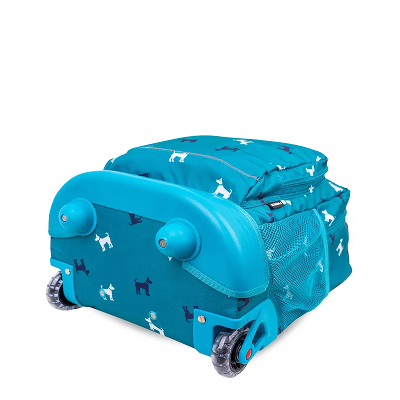Sunny Rolling Backpack (17 Inch) in Puppy