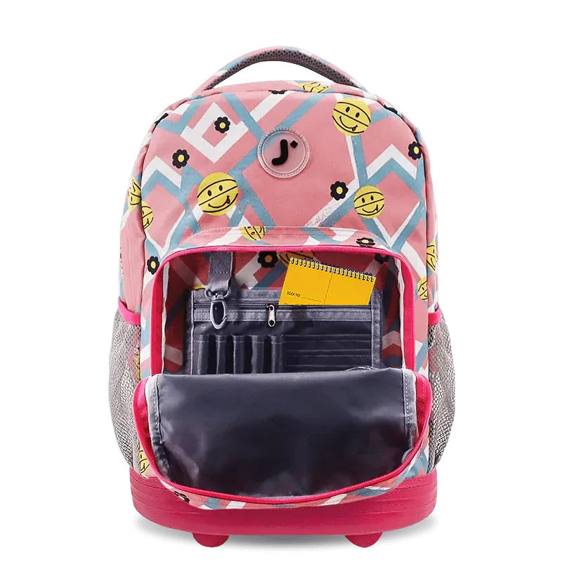 Sunrise Rolling Backpack (18 Inch) in Basketbally