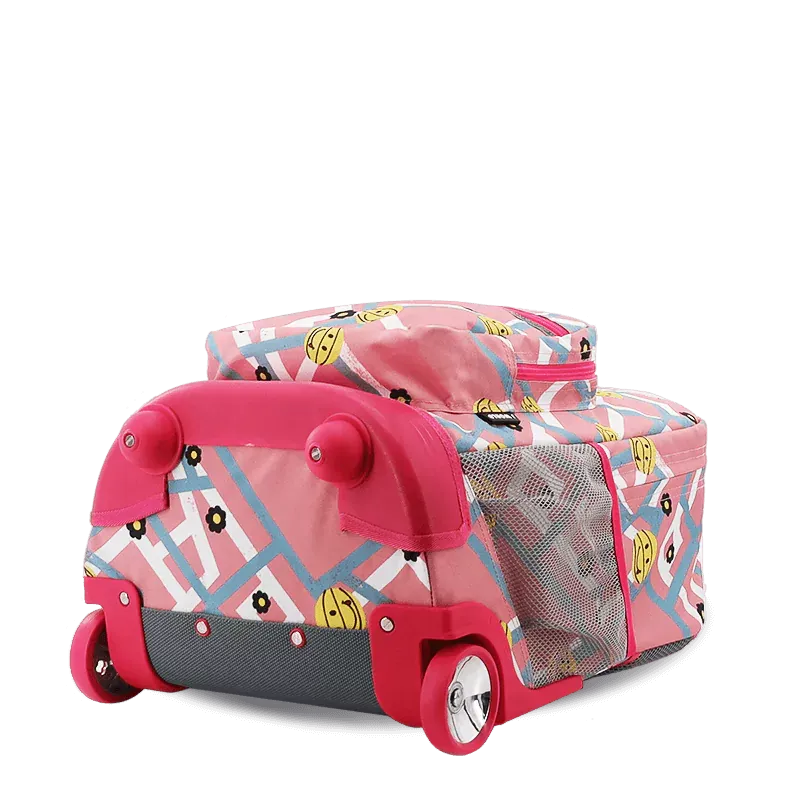 Sunrise Rolling Backpack (18 Inch) in Basketbally