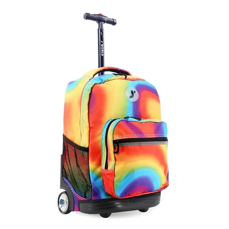 Sunrise Rolling Backpack (18 Inch) in Heat - Final Sale