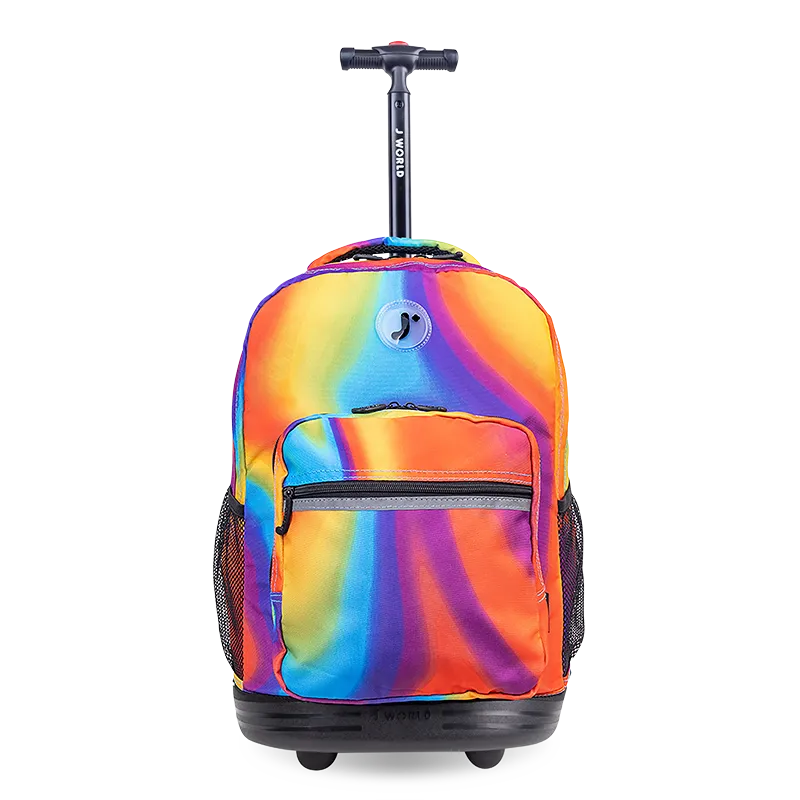 Sunrise Rolling Backpack (18 Inch) in Heat - Final Sale