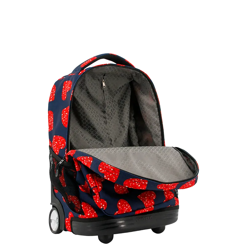 Sunrise Rolling Backpack (18 Inch) in Love Spangle - Final Sale