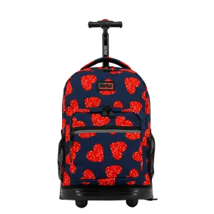 Sunrise Rolling Backpack (18 Inch) in Love Spangle - Final Sale