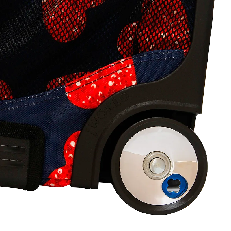 Sunrise Rolling Backpack (18 Inch) in Love Spangle - Final Sale