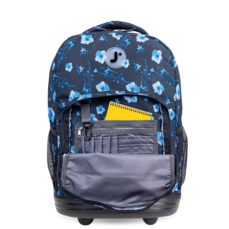 Sunrise Rolling Backpack (18 Inch) in Night Bloom