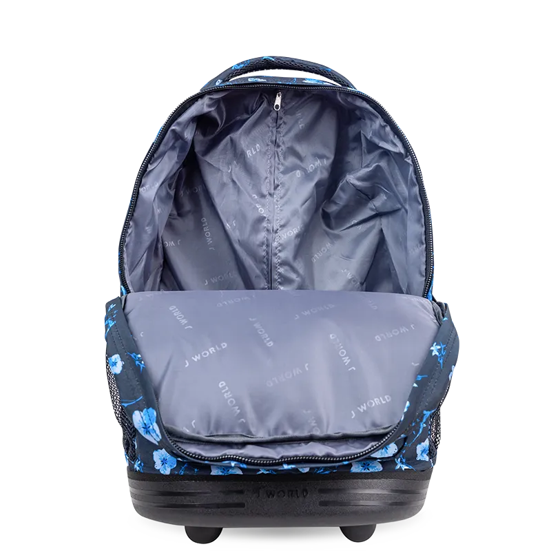 Sunrise Rolling Backpack (18 Inch) in Night Bloom