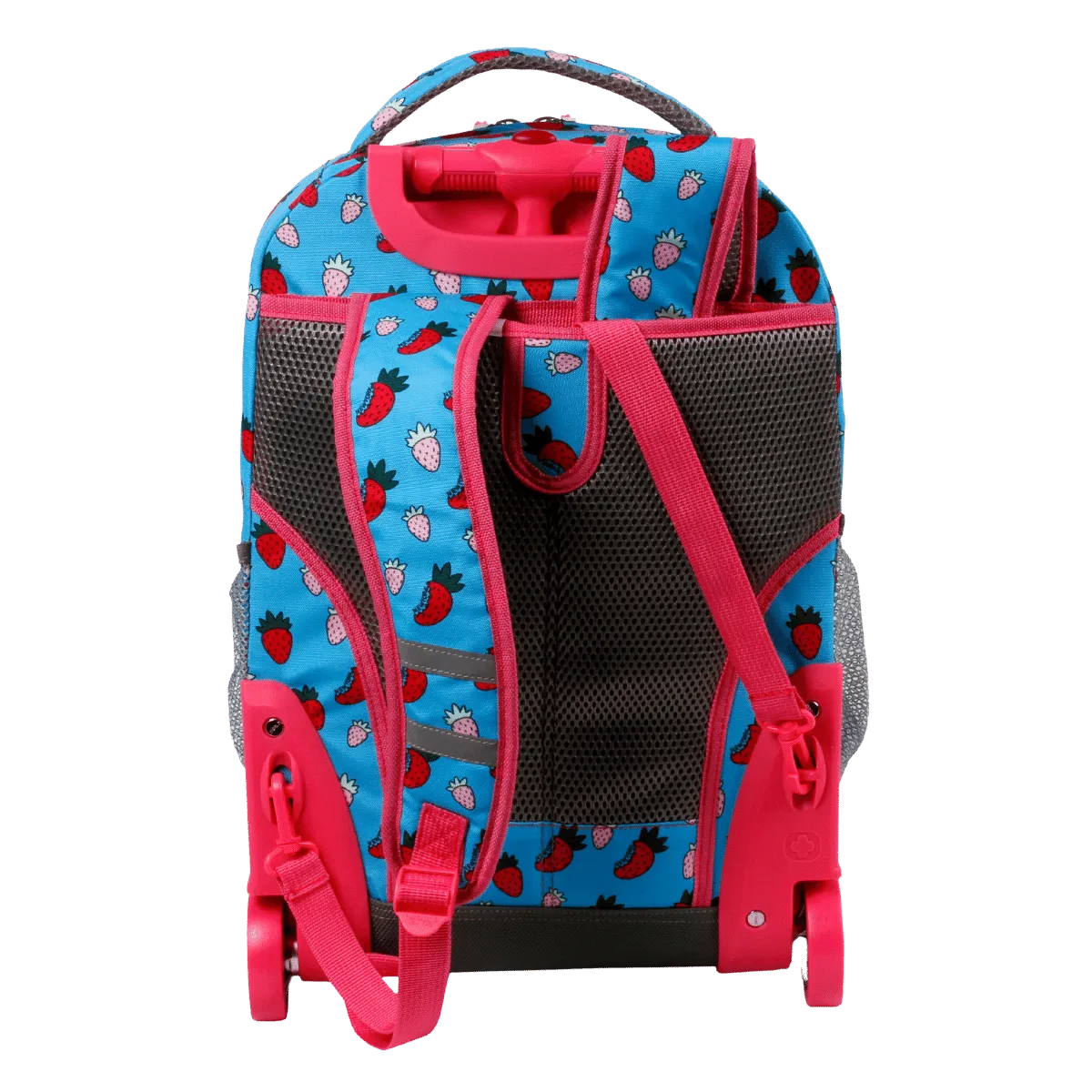 Sunrise Rolling Backpack (18 Inch) in Strawberry - Final Sale