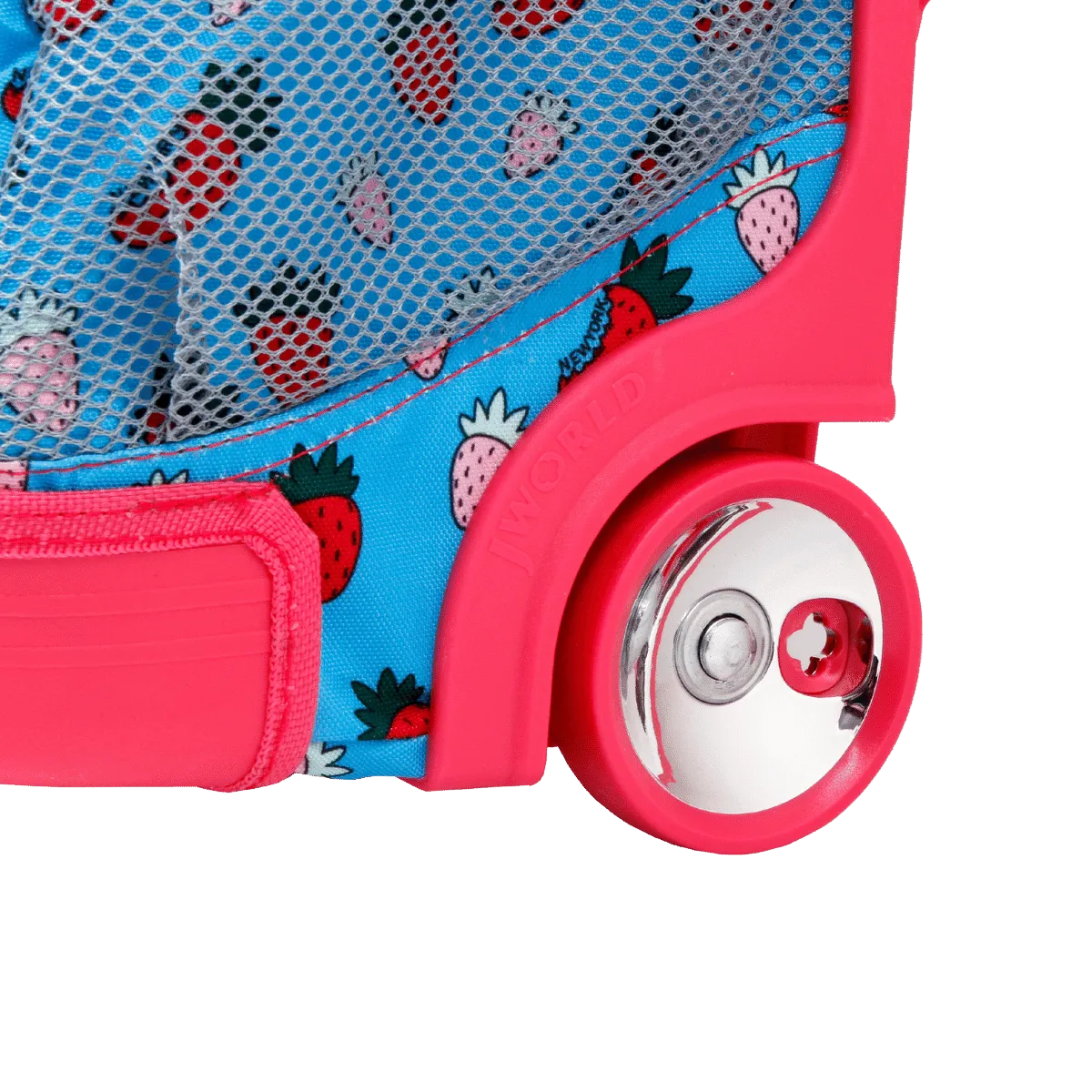 Sunrise Rolling Backpack (18 Inch) in Strawberry - Final Sale